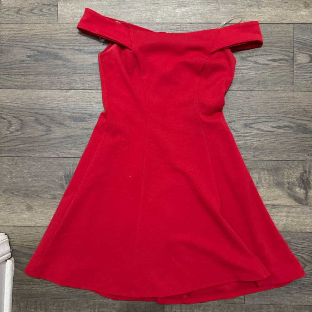 Teeze Me Vibrant Red Dress
